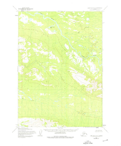 United States Geological Survey Lime Hills A-5, AK (1954, 63360-Scale) digital map
