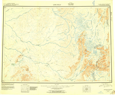 United States Geological Survey Lime Hills, AK (1951, 250000-Scale) digital map