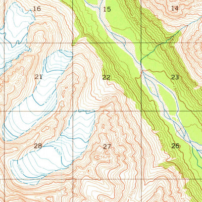 United States Geological Survey Lime Hills B-3, AK (1954, 63360-Scale) digital map