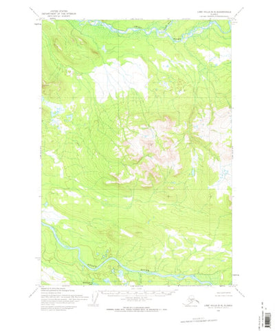 United States Geological Survey Lime Hills B-6, AK (1954, 63360-Scale) digital map