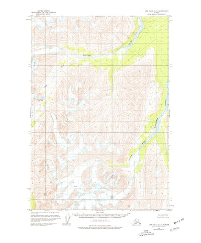United States Geological Survey Lime Hills C-2, AK (1958, 63360-Scale) digital map