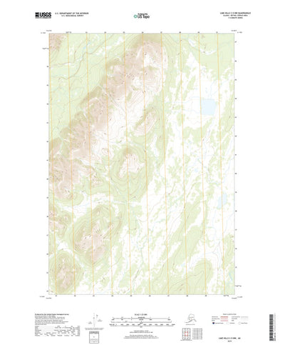 United States Geological Survey Lime Hills C-5 NW, AK (2019, 25000-Scale) digital map