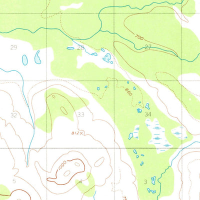 United States Geological Survey Lime Hills C-7, AK (1954, 63360-Scale) digital map