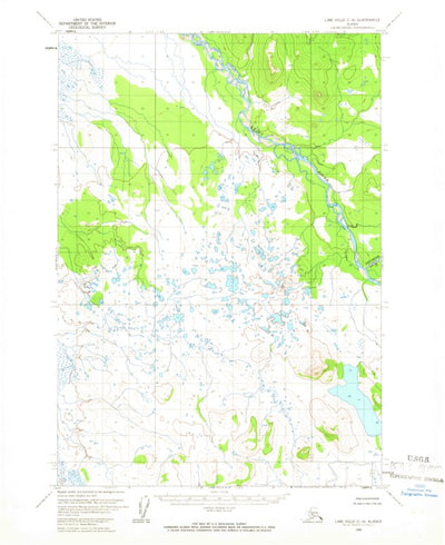 United States Geological Survey Lime Hills C-8, AK (1958, 63360-Scale) digital map