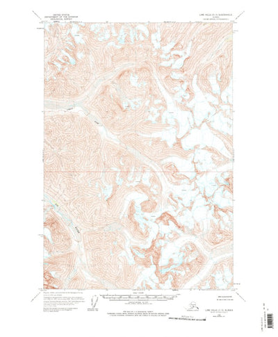 United States Geological Survey Lime Hills D-3, AK (1958, 63360-Scale) digital map