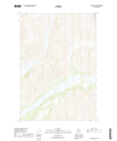 United States Geological Survey Lime Hills D-4 NE, AK (2019, 25000-Scale) digital map