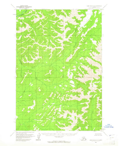 United States Geological Survey Lime Hills D-6, AK (1954, 63360-Scale) digital map