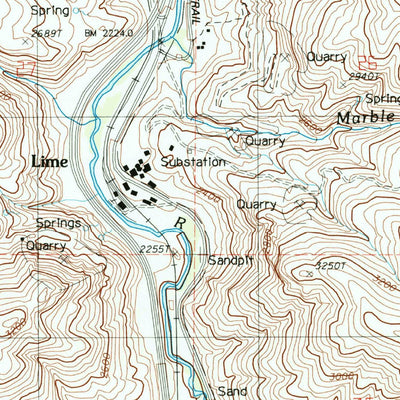 United States Geological Survey Lime, OR (1988, 24000-Scale) digital map