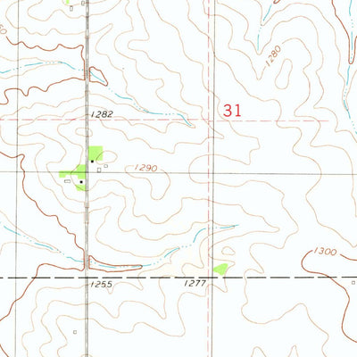 United States Geological Survey Lime Springs, IA (1981, 24000-Scale) digital map