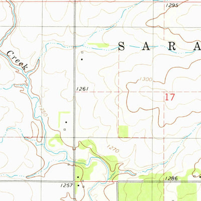 United States Geological Survey Lime Springs NW, IA (1981, 24000-Scale) digital map