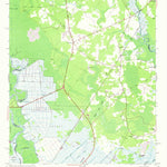 United States Geological Survey Limehouse, SC-GA (1955, 24000-Scale) digital map