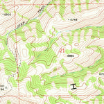 United States Geological Survey Limekiln Knoll, UT (1968, 24000-Scale) digital map