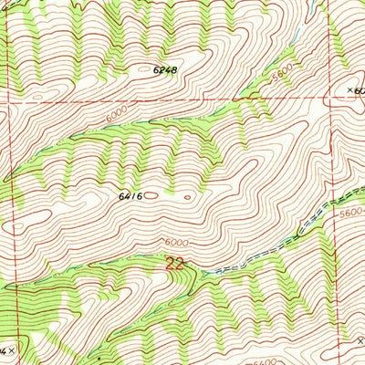 United States Geological Survey Limekiln Knoll, UT (1968, 24000-Scale) digital map