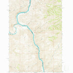 United States Geological Survey Limekiln Rapids, ID-WA (1968, 24000-Scale) digital map