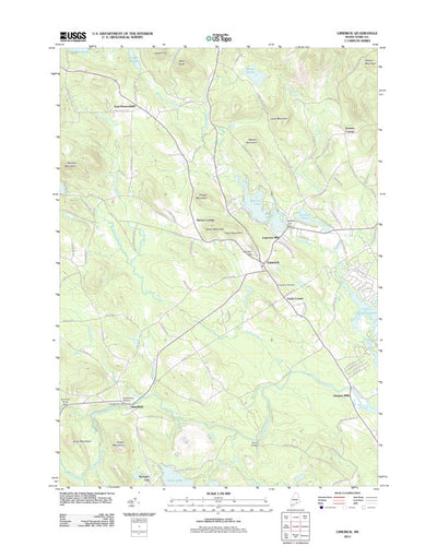 United States Geological Survey Limerick, ME (2011, 24000-Scale) digital map