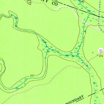 United States Geological Survey Limerick NW, GA (1958, 24000-Scale) digital map