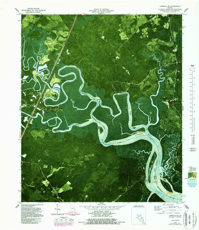 United States Geological Survey Limerick SE, GA (1979, 24000-Scale) digital map