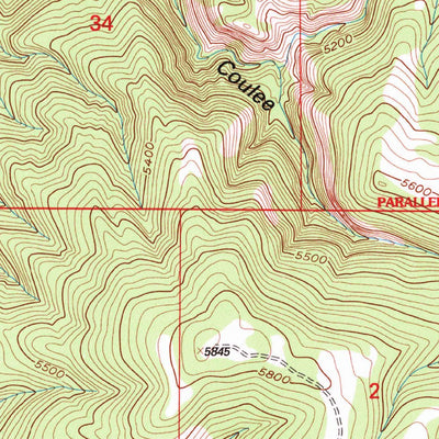 United States Geological Survey Limestone Butte, MT (1995, 24000-Scale) digital map