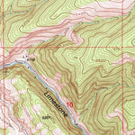 United States Geological Survey Limestone Butte, MT (1995, 24000-Scale) digital map
