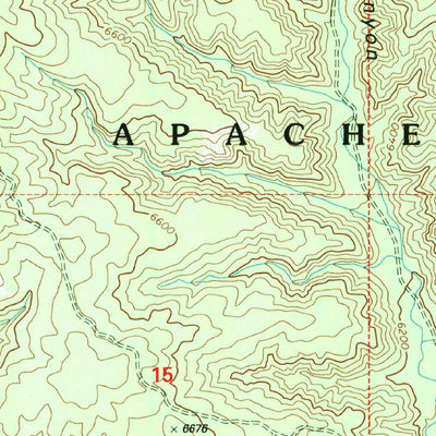 United States Geological Survey Limestone Canyon North, AZ (1998, 24000-Scale) digital map