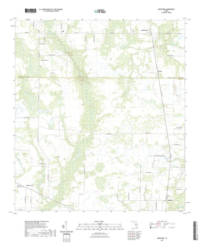 United States Geological Survey Limestone, FL (2021, 24000-Scale) digital map