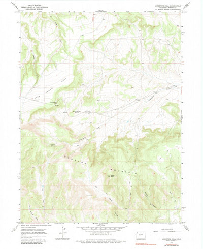 United States Geological Survey Limestone Hill, CO (1966, 24000-Scale) digital map