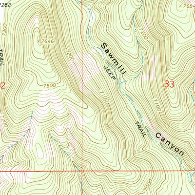 United States Geological Survey Limestone Hill, CO (1966, 24000-Scale) digital map