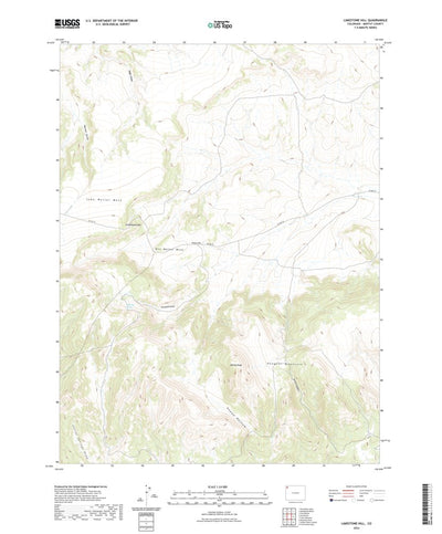 United States Geological Survey Limestone Hill, CO (2022, 24000-Scale) digital map