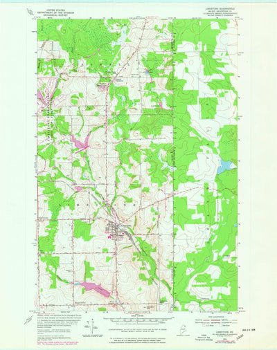 United States Geological Survey Limestone, ME (1953, 24000-Scale) digital map
