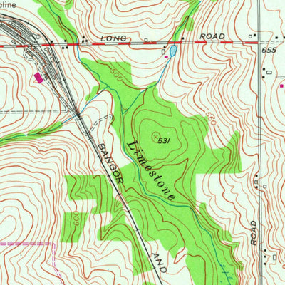 United States Geological Survey Limestone, ME (1953, 24000-Scale) digital map
