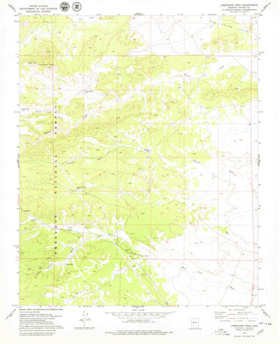 United States Geological Survey Limestone Peak, AZ (1979, 24000-Scale) digital map