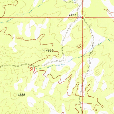 United States Geological Survey Limestone Peak, AZ (1979, 24000-Scale) digital map