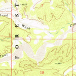 United States Geological Survey Limestone Peak, AZ (1979, 24000-Scale) digital map