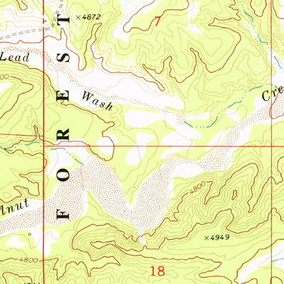 United States Geological Survey Limestone Peak, AZ (1979, 24000-Scale) digital map