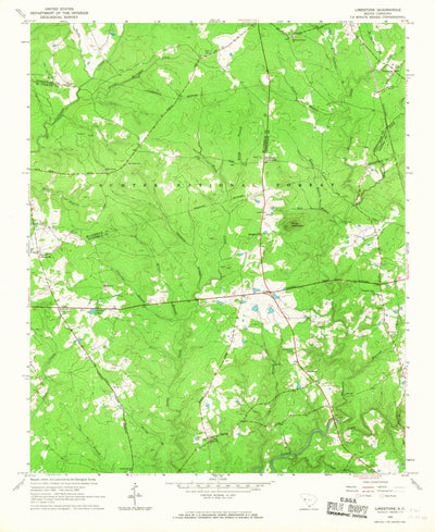 United States Geological Survey Limestone, SC (1965, 24000-Scale) digital map