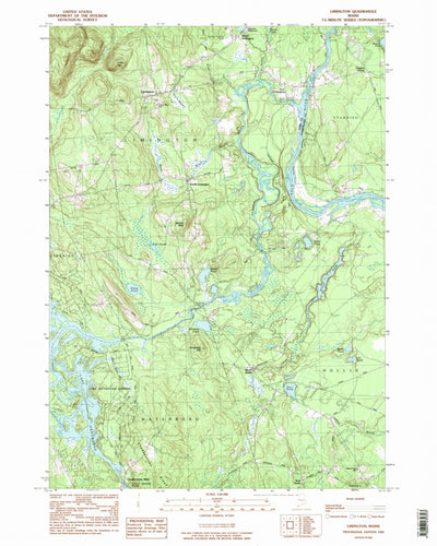 United States Geological Survey Limington, ME (1983, 24000-Scale) digital map