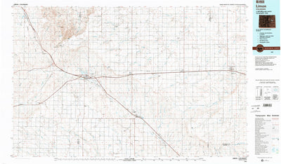 United States Geological Survey Limon, CO (1984, 100000-Scale) digital map