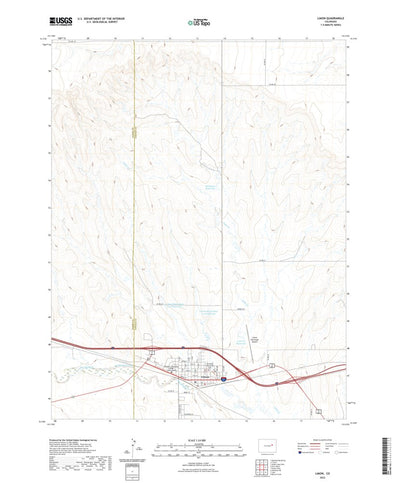 United States Geological Survey Limon, CO (2022, 24000-Scale) digital map