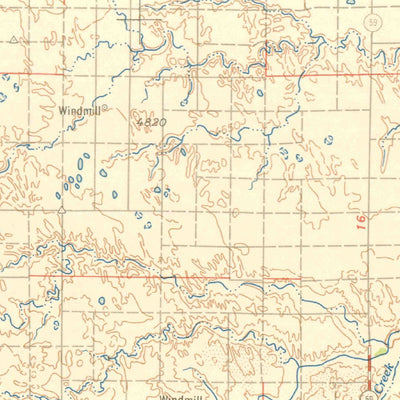 United States Geological Survey Limon, CO-KS (1958, 250000-Scale) digital map