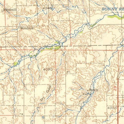 United States Geological Survey Limon, CO-KS (1958, 250000-Scale) digital map