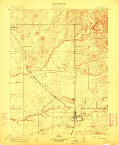 United States Geological Survey Lincoln, CA (1910, 31680-Scale) digital map