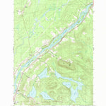 United States Geological Survey Lincoln Center, ME (1988, 24000-Scale) digital map