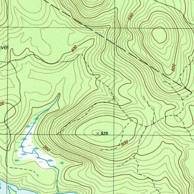 United States Geological Survey Lincoln Center, ME (1988, 24000-Scale) digital map