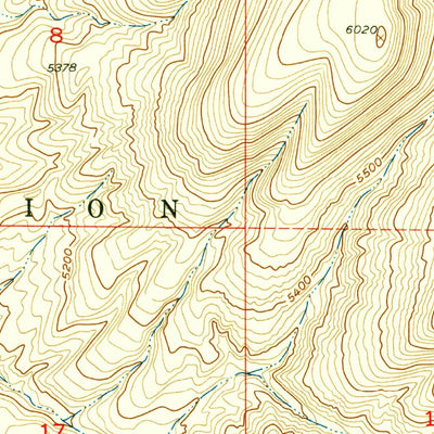 United States Geological Survey Lincoln Creek, ID (1955, 24000-Scale) digital map