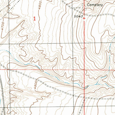 United States Geological Survey Lincoln Creek, ID (1998, 24000-Scale) digital map
