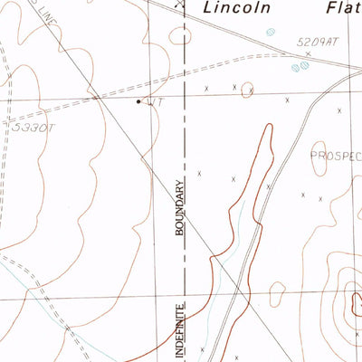 United States Geological Survey Lincoln Flat, NV (1988, 24000-Scale) digital map