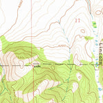 United States Geological Survey Lincoln Gulch, MT (1962, 24000-Scale) digital map