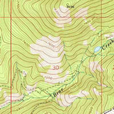 United States Geological Survey Lincoln Gulch, MT (1962, 24000-Scale) digital map