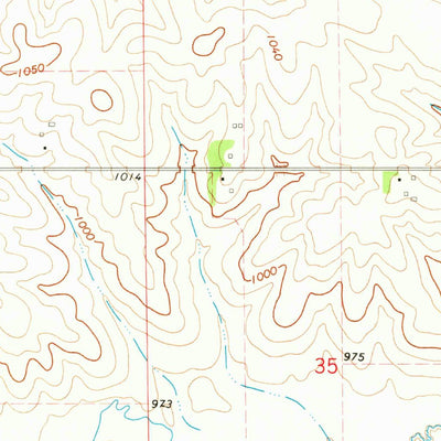 United States Geological Survey Lincoln, IA (1971, 24000-Scale) digital map