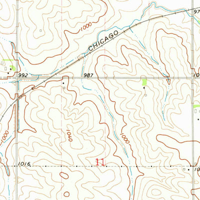 United States Geological Survey Lincoln, IA (1971, 24000-Scale) digital map